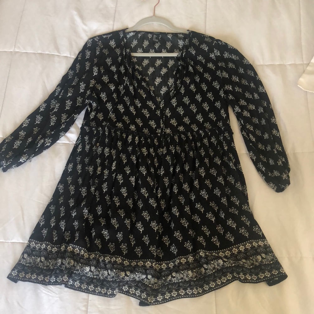 Black Boho Dress